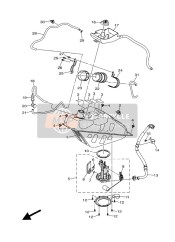 B74F41100300, Fuel Tank Comp., Yamaha, 0